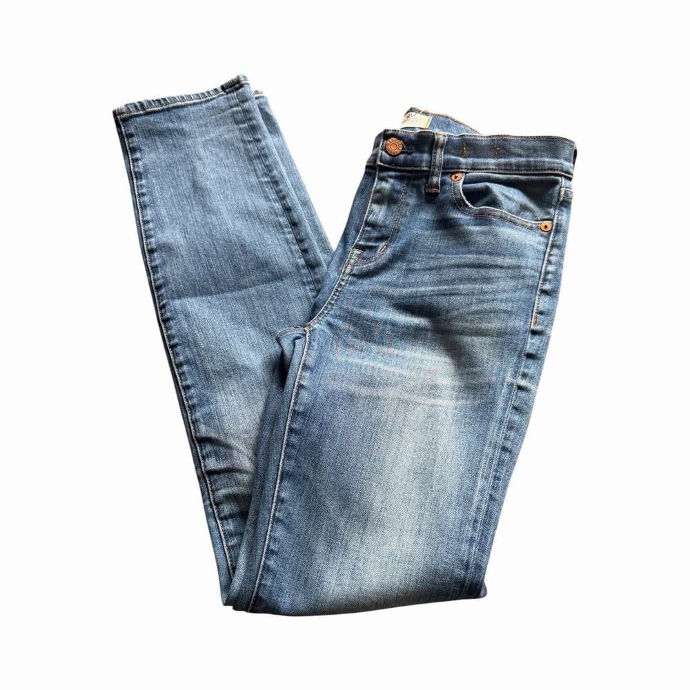 Madewell Alley Straight Jeans Womens 27 Medium Wash High Rise Straight Leg